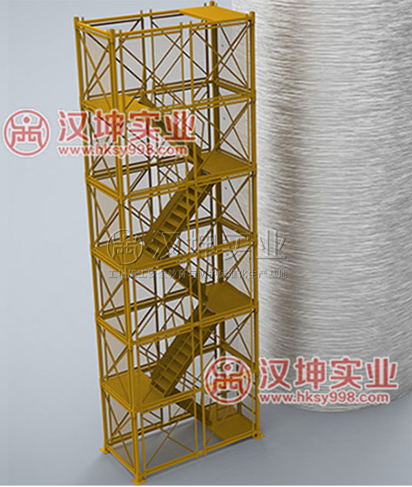 江苏工地安全爬梯基坑上下爬梯(图1)