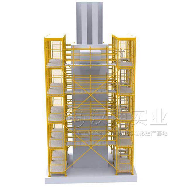 装配式安全爬梯建筑工地施工爬梯(图2)