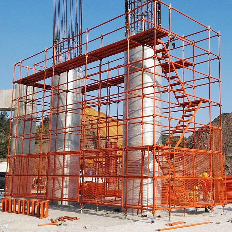 装配式盖梁平台建筑工地施工爬梯(图1)